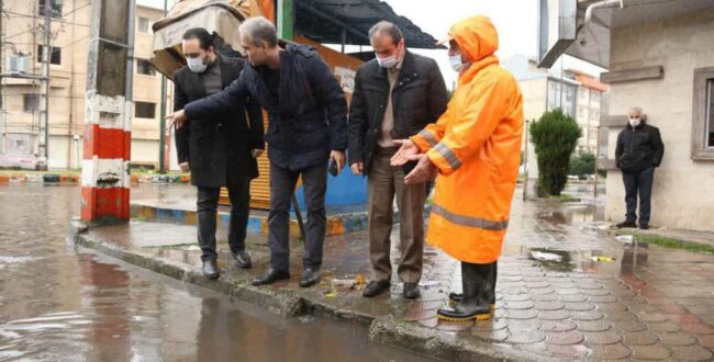 بازدید میدانی شهردار رشت از سطح شهر