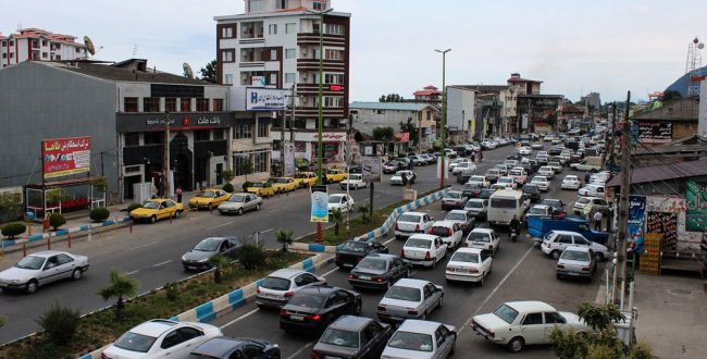 رشت شهر همیشه بیدار با ترافیکی بیدارتر!