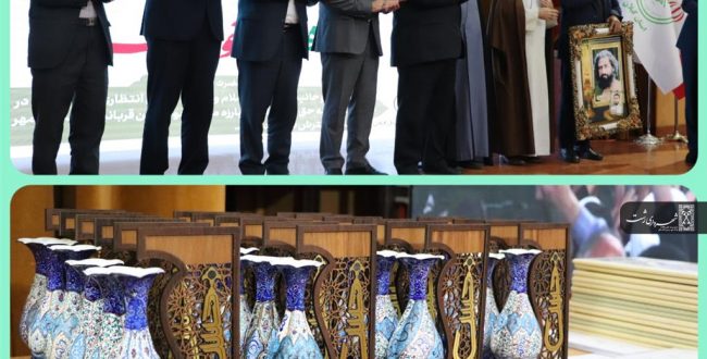 حضور شهردار رشت و اعضای شورای اسلامی در آئین اختتامیه سومین جشنواره رسانه‌ایی حبیب