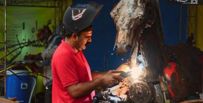 کارگاه مجسمه‌های بازیافتی