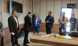 حضور شهردار رشت و رئیس شورای اسلامی در صدا و سیمای مرکز گیلان و تبریک روز خبرنگار