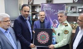 دیدار رئیس،اعضای شورای اسلامی و شهردار رشت با فرمانده نیروی انتظامی استان گیلان و فرمانده نیروی انتظامی شهرستان رشت