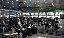 گلباران مزار شهدای رشت به مناسبت هفته پدافند غیرعامل