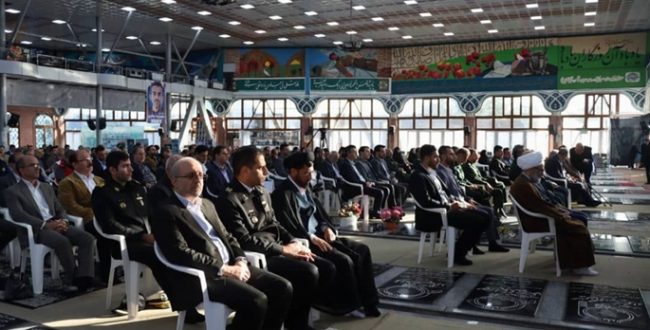 گلباران مزار شهدای رشت به مناسبت هفته پدافند غیرعامل