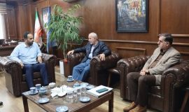 دیدار نماینده مردم رشت و خمام در مجلس شورای اسلامی با شهردار رشت و رئیس کمیسیون برنامه بودجه و حقوقی شورای اسلامی