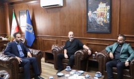 دیدار مدیرعامل و سرمربی سپیدرود با شهردار رشت