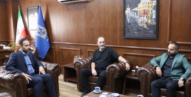 دیدار مدیرعامل و سرمربی سپیدرود با شهردار رشت