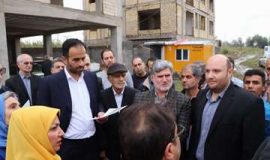 حضور میدانی شهردار رشت با همراهی عضو شورای اسلامی در محله کسبخ رشت