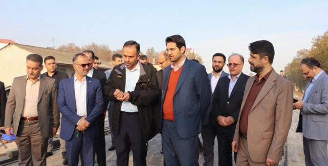 بازدید رئیس سازمان امور مالیاتی کشور با همراهی رئیس شورای اسلامی و شهردار رشت از تقاطعهای غیرهمسطح رشت