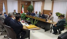 دیدار رئیس، اعضای شورای اسلامی و شهردار رشت با رئیس کل دادگستری گیلان