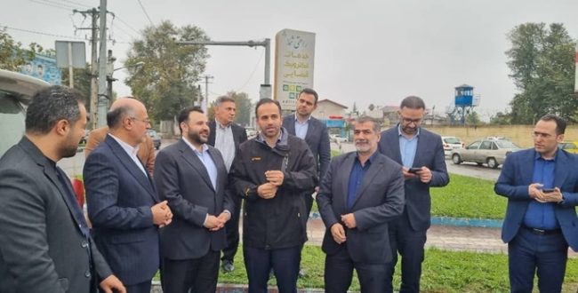 تقدیر مدیرعامل بانک شهر و هیئت همراه از برنامه های عمرانی در حال اجرای شهر رشت