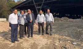 بازدید معاون عمرانی استاندار گیلان و مدیرکل پدافند غیرعامل استانداری گیلان با همراهی شهردار رشت از پیشرفت پروژه‌های مجتمع کود آلی گیلان