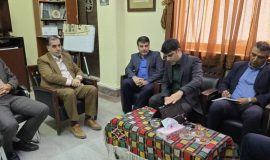 دیدار دکتر سید شمس شفیعی رئیس کمیسیون برنامه و بودجه شورای شهر رشت با نماینده دانشگاه فردوسی مشهد پیرامون پروژه تالاب عینک