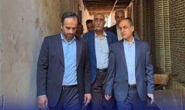بازدید استاندار گیلان و شهردار رشت از روند مرمت خانه تاریخی میرزا خلیل رفیع نخستین شهردار رشت و عملیات بازآفرینی خانه ابریمشی رشت