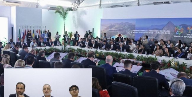 حضور شهردار رشت و شهردار تهران در نشست اقتصادی بریکس برزیل