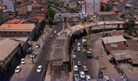 آغاز عملیات بتن‌ریزی عرشه تقاطع غیرهمسطح آیت‌الله رودباری