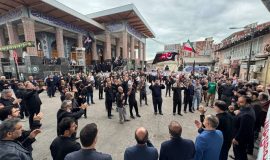 برگزاری مراسم هیئت عزاداری شورای اسلامی و شهرداری رشت در بقعه متبرکه حضرت فاطمه اخری (س) خواهر امام