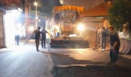 پایان عملیات روکش آسفالت محدوده باقرالعلوم محله عینک منطقه چهار شهری