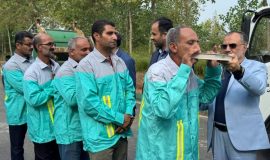 بدرقه کاروان خودرویی موکب «خدامالعتره» با حضور رئیس شورای اسلامی و شهردار رشت