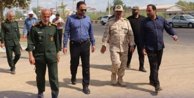 بازدید فرمانده سپاه قدس گیلان با همراهی شهردار رشت از روند آماده‌سازی محل برگزاری دومین کنگره ۸۰۰۰ شهید استان